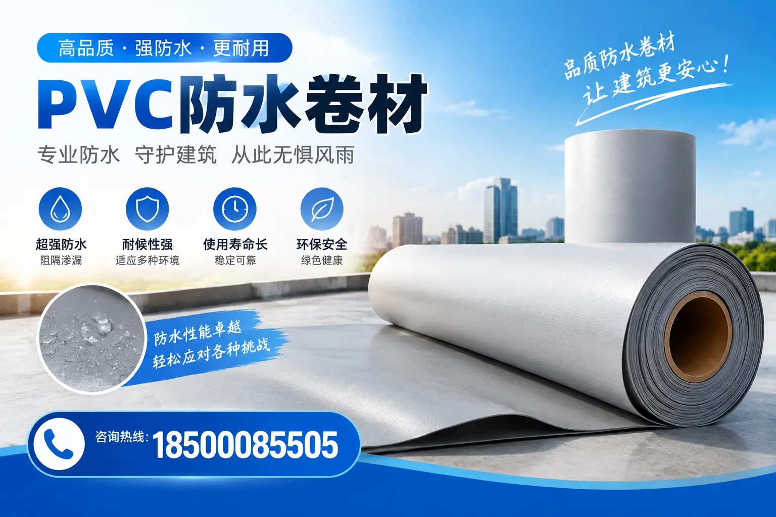 如何选择高质量的PVC防水卷材？张家口消费者必看指南